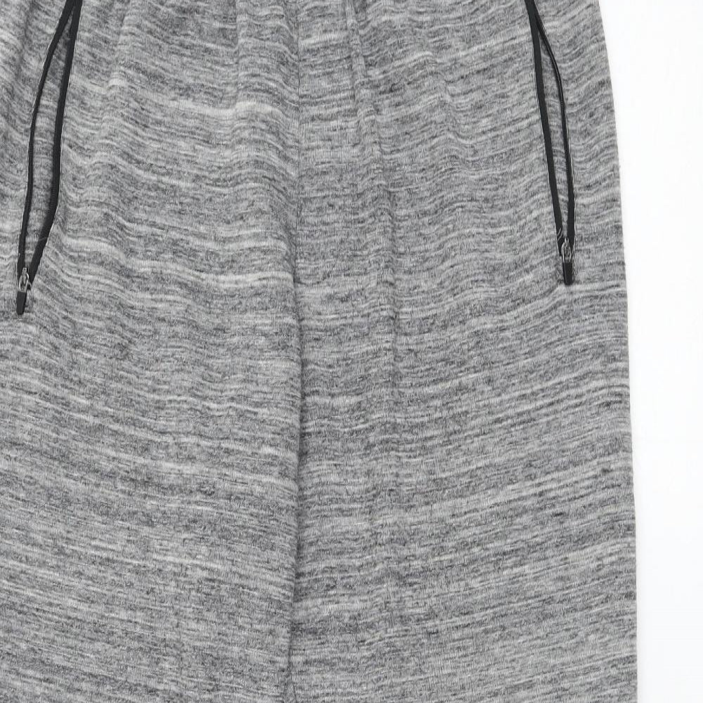Matalan Mens Grey Polyester Jogger Trousers Size M L27 in Regular Drawstring