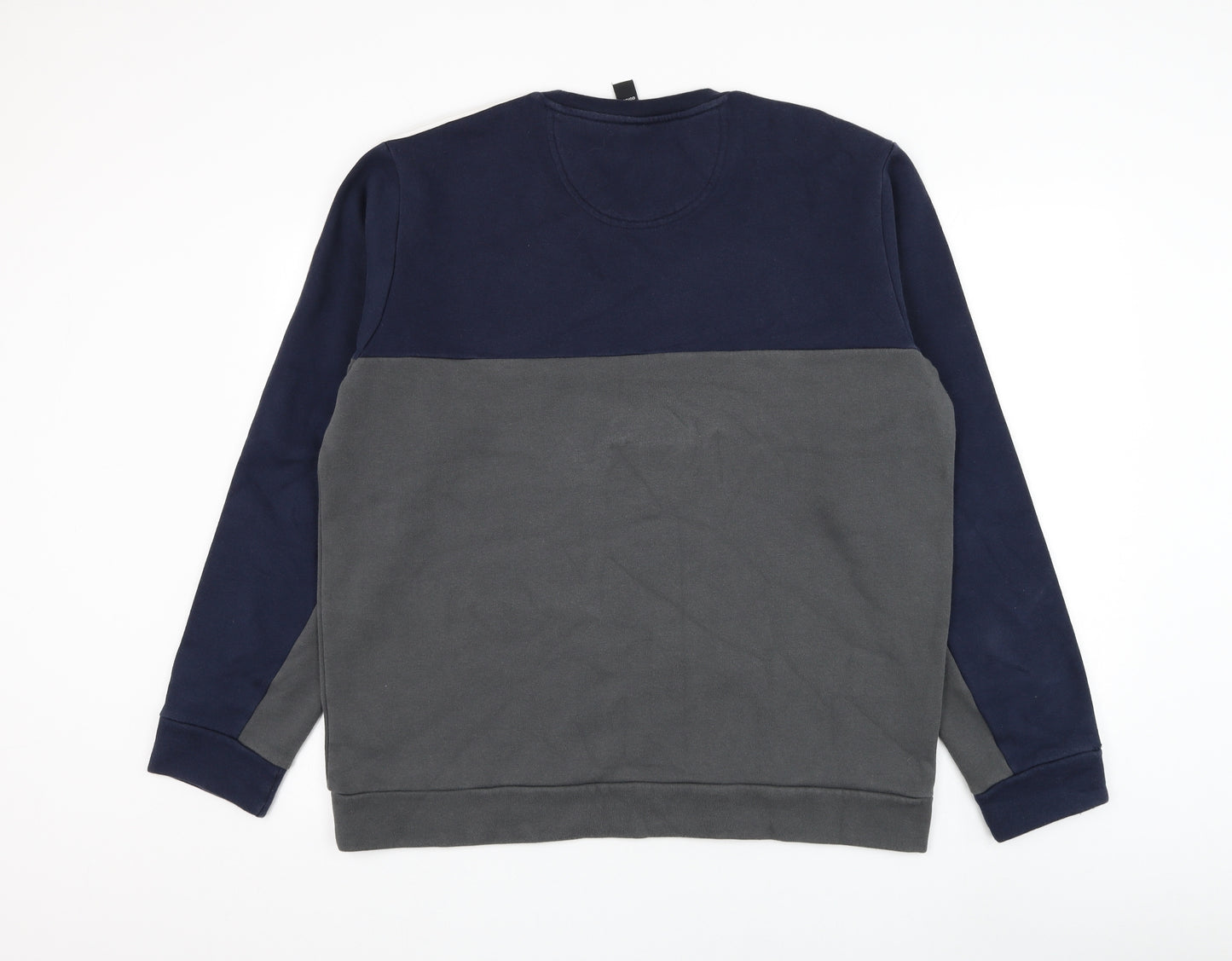 adidas Mens Grey Cotton Pullover Sweatshirt Size L - Northern Ireland Football
