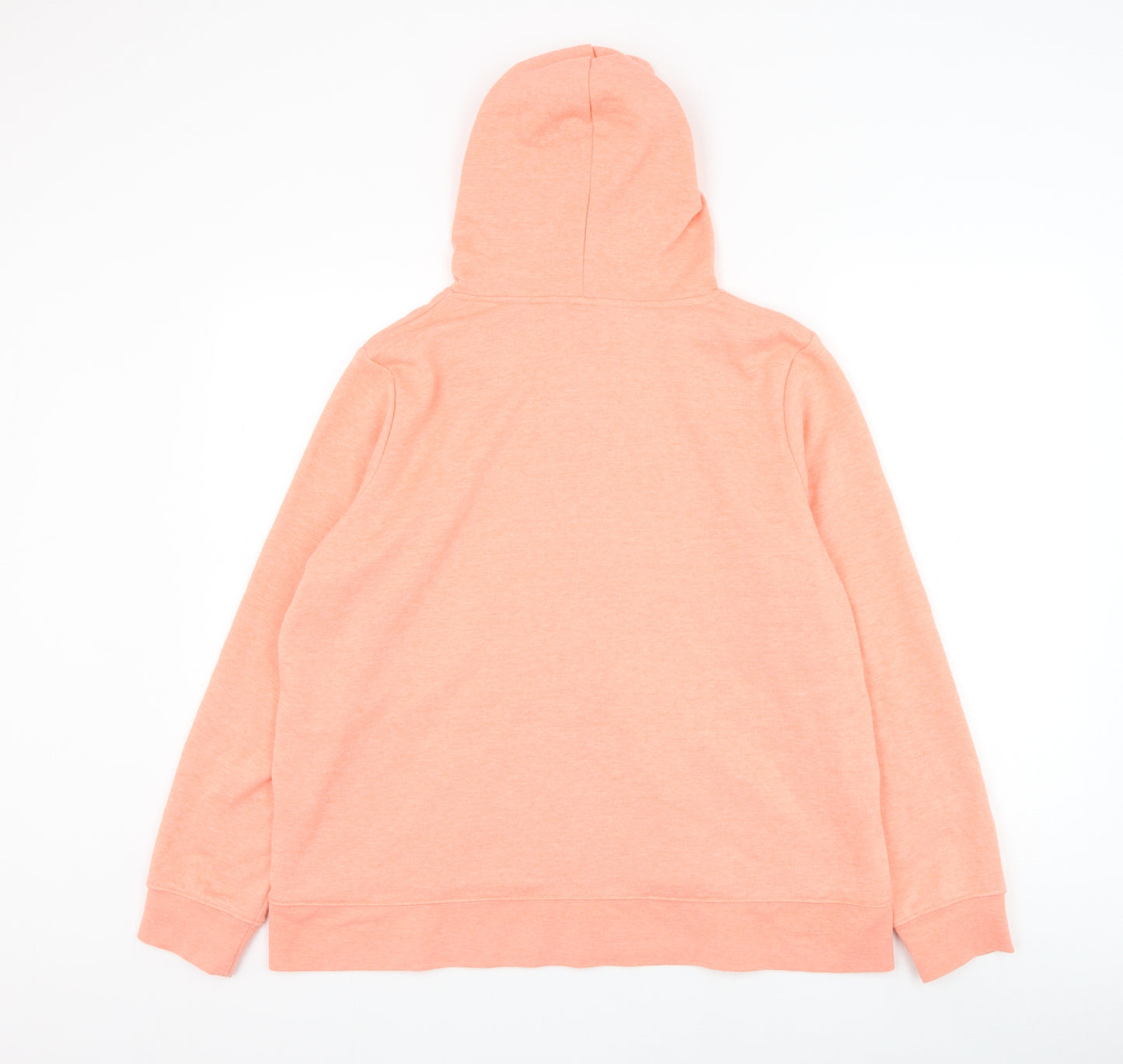 Dunnes Stores Womens Pink Polyester Full Zip Hoodie Size L Zip