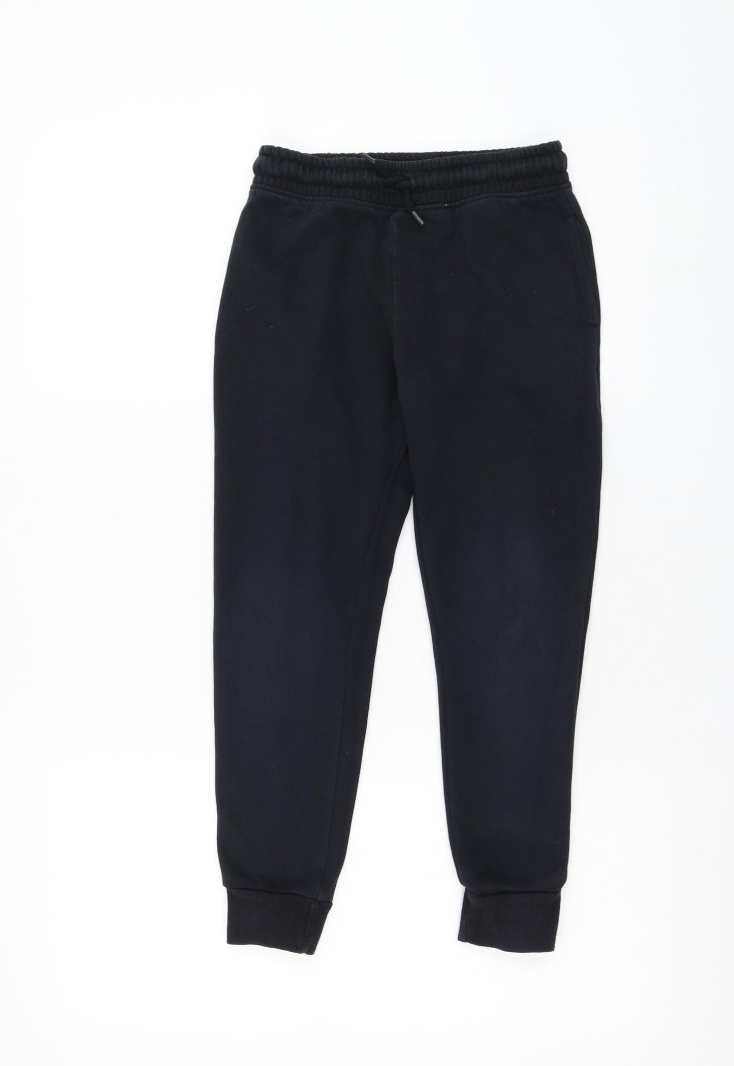 Dunnes Stores Boys White Cotton Jogger Trousers Size 8 Years Regular Drawstring