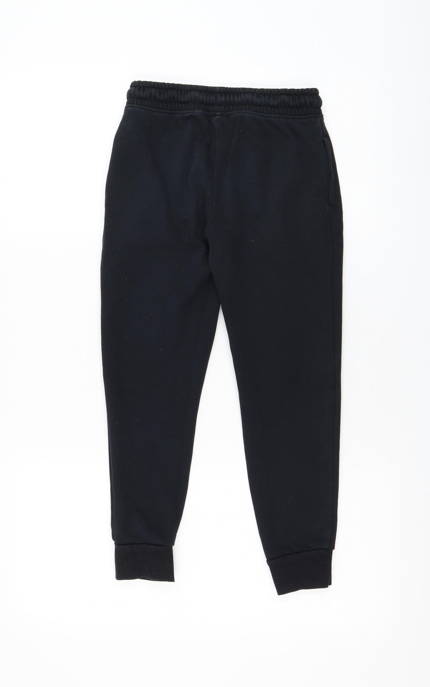 Dunnes Stores Boys White Cotton Jogger Trousers Size 8 Years Regular Drawstring