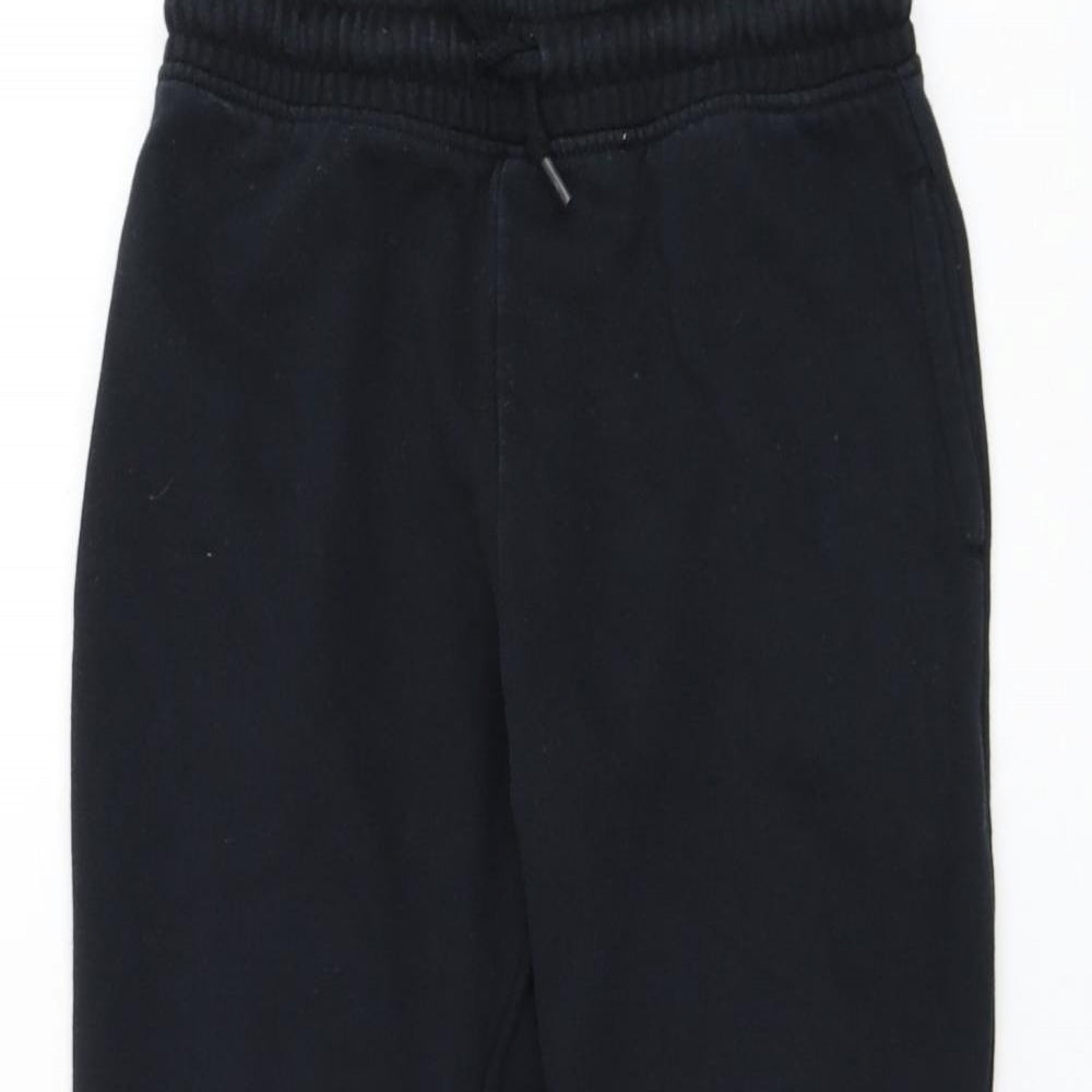Dunnes Stores Boys White Cotton Jogger Trousers Size 8 Years Regular Drawstring
