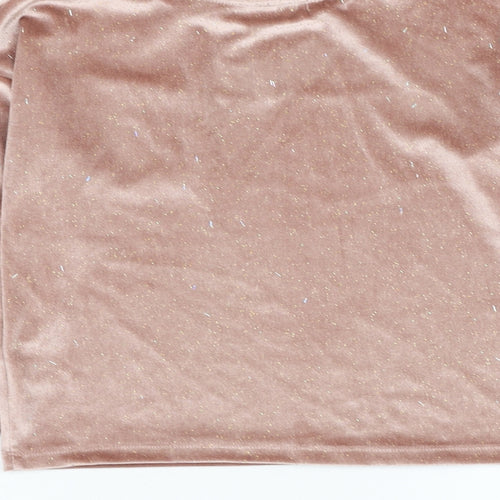 TU Girls Pink Polyester Pullover Sweatshirt Size 8 Years Pullover