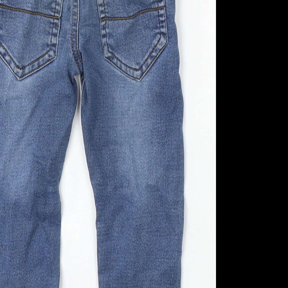 Dunnes Stores Boys Blue Cotton Jogger Jeans Size 18-24 Months Tie