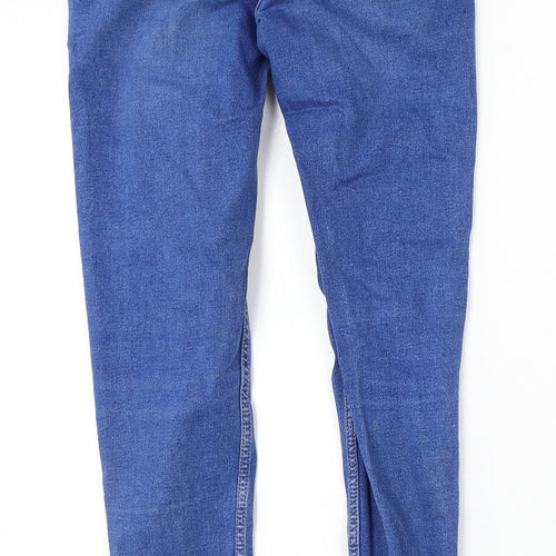 New Look Womens Blue Cotton Jegging Jeans Size 10 L28 in Regular