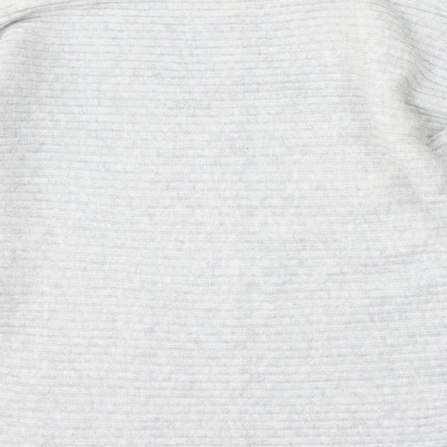 F&F Womens Grey Round Neck Polyester Pullover Jumper Size L