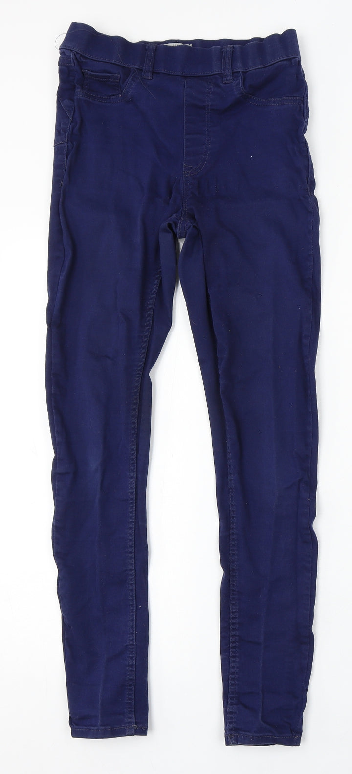 New Look Womens Blue Cotton Jegging Jeans Size 10 L28 in Regular
