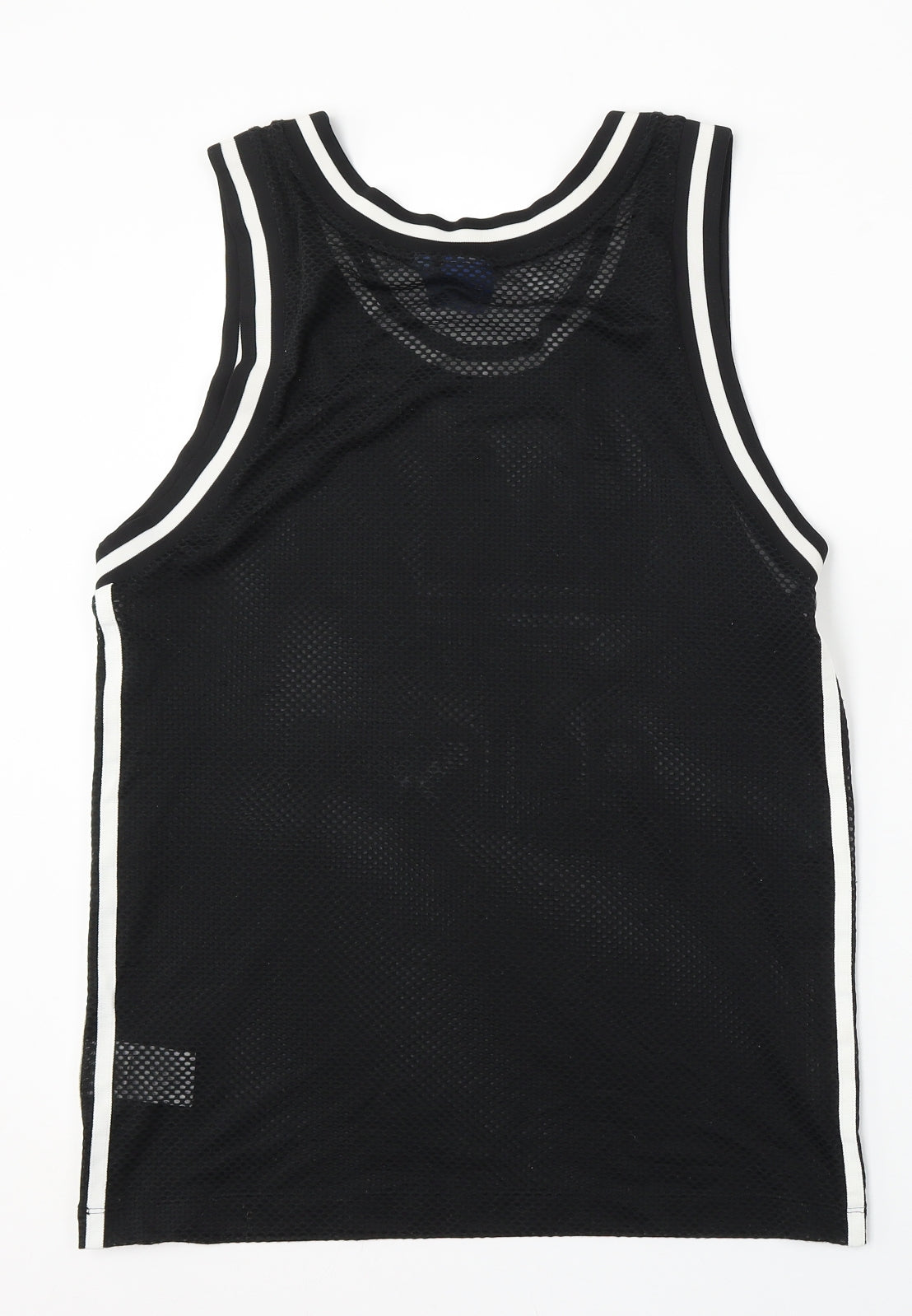 adidas Womens Black Polyester Basic Tank Size 10 Round Neck - Basketball Jersey