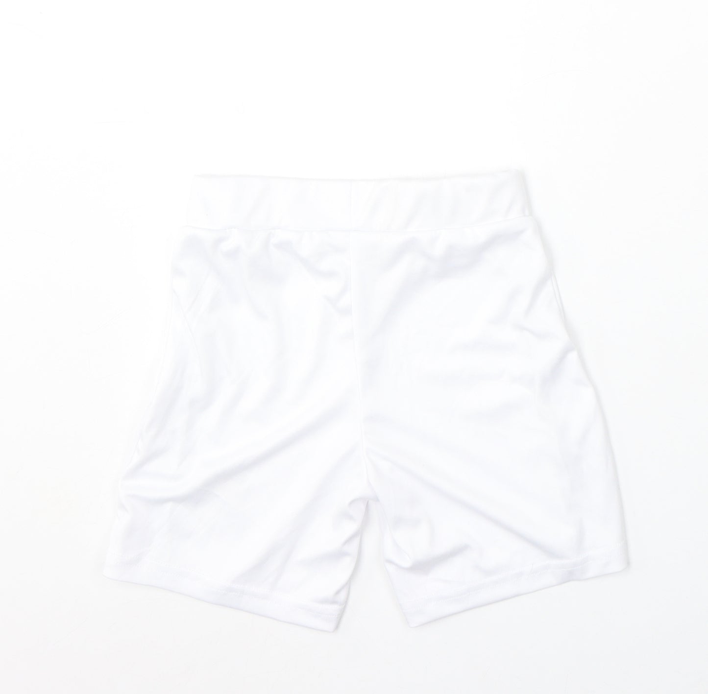 Dunnes Stores Boys White Polyester Sweat Shorts Size 7-8 Years Regular Tie - Irish Football