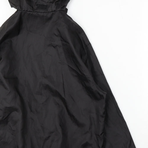 Denim & Co. Womens Black Jacket Size 12 Zip