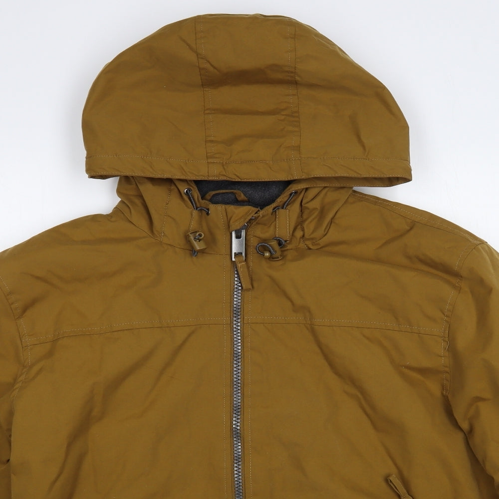 Cedarwood State Mens Brown Puffer Jacket Jacket Size L Zip