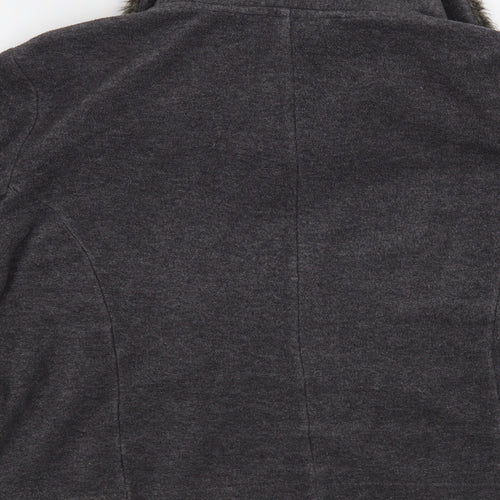 Alex & Co. Womens Grey Jacket Size 16 Zip