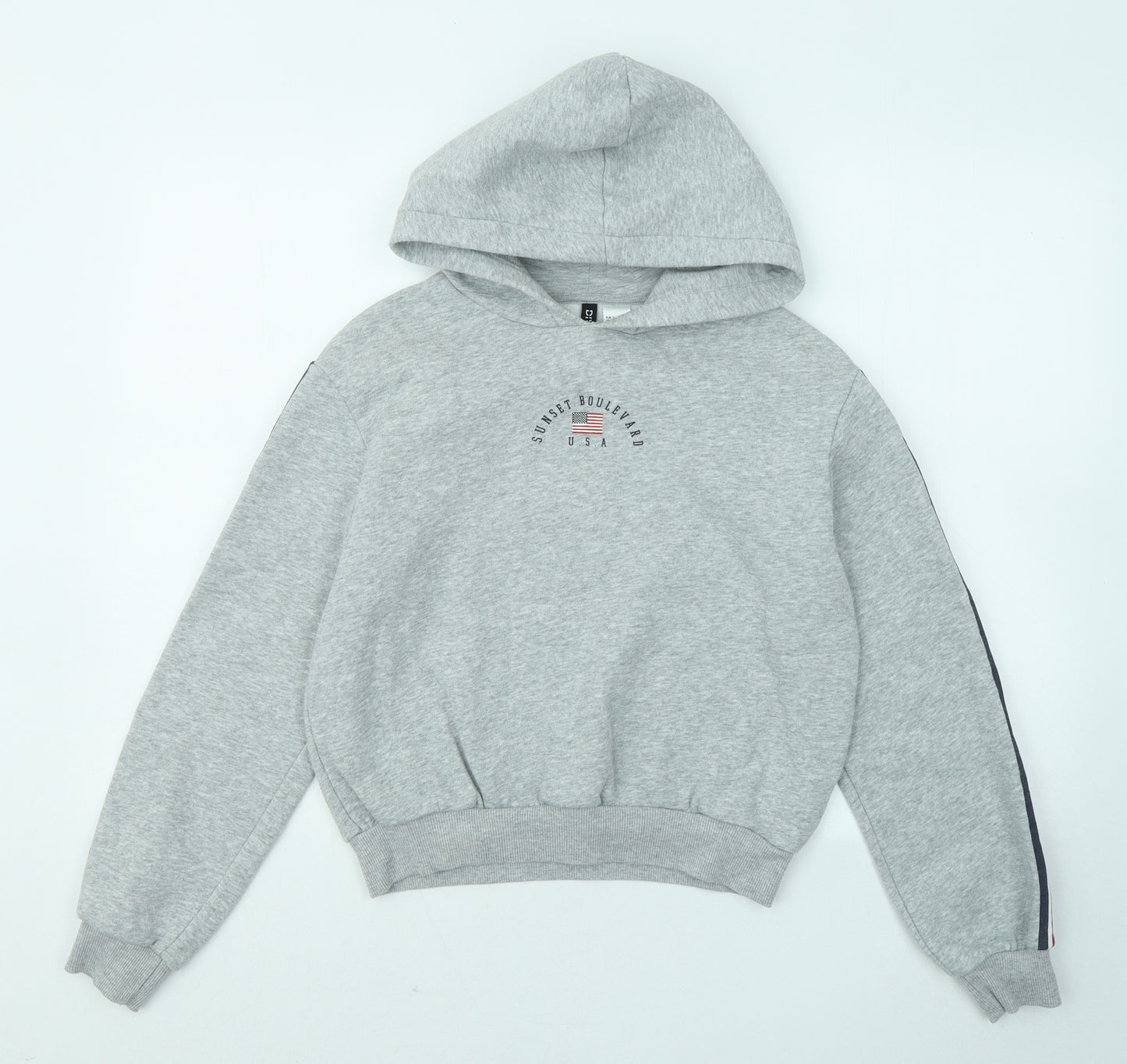 Divided by H&M Womens Grey Cotton Pullover Hoodie Size S - USA
