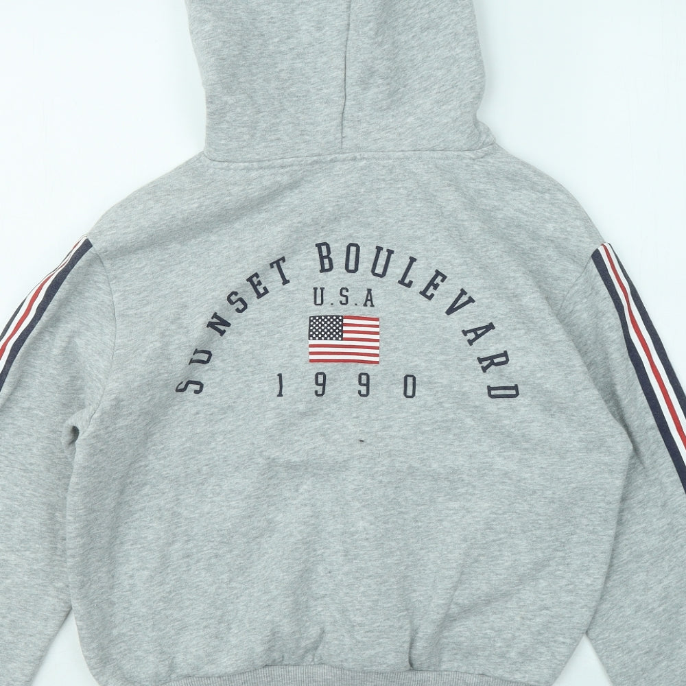 Divided by H&M Womens Grey Cotton Pullover Hoodie Size S - USA