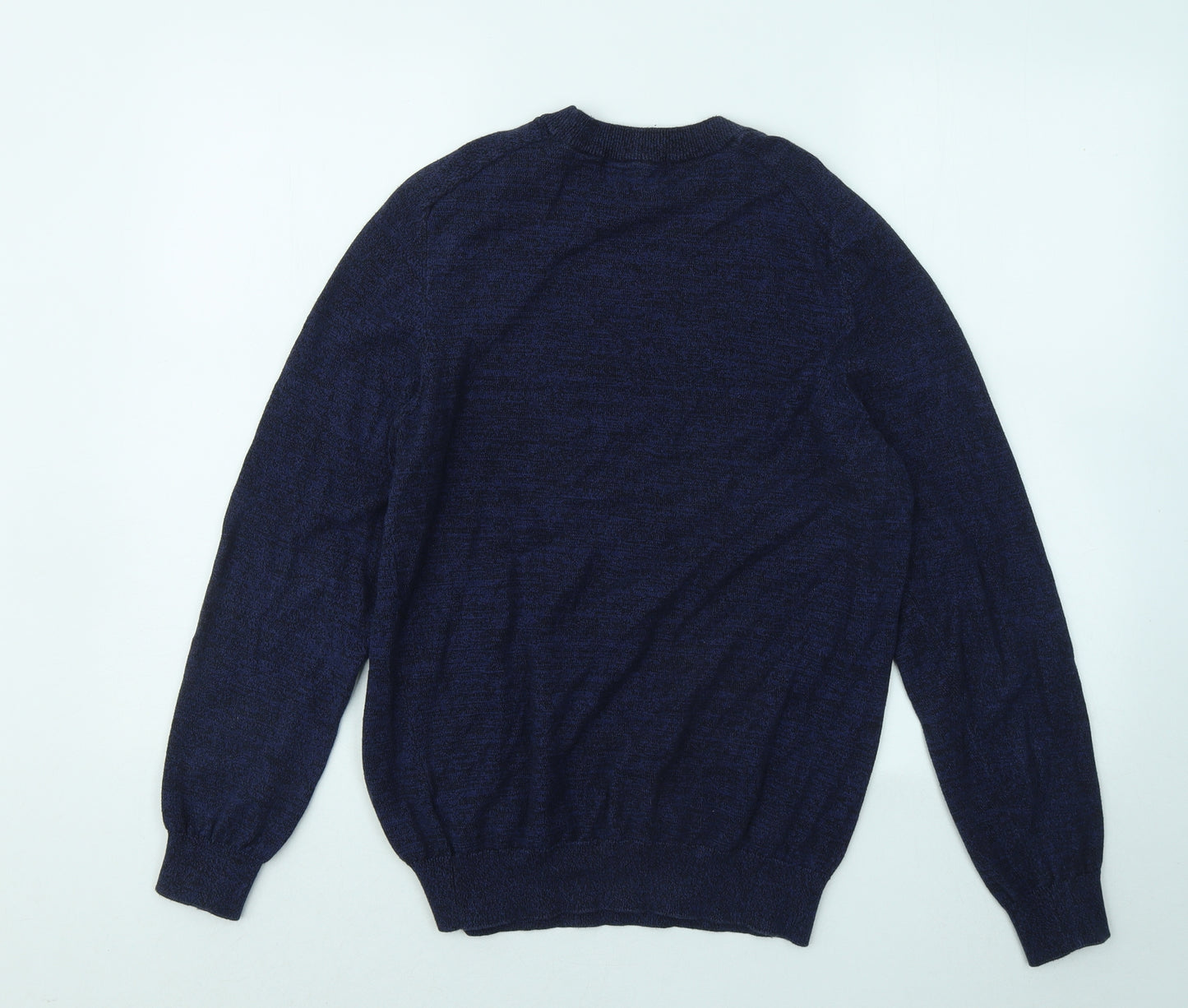 Primark Mens Blue Round Neck Cotton Pullover Jumper Size S