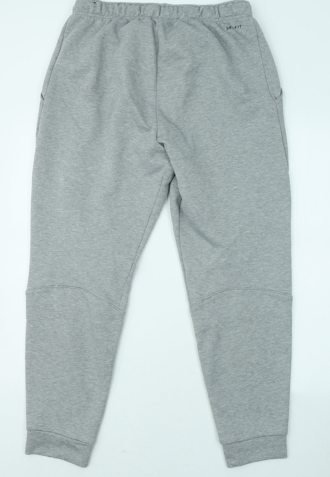 Nike Mens Grey Cotton Jogger Trousers Size M L25 in Regular