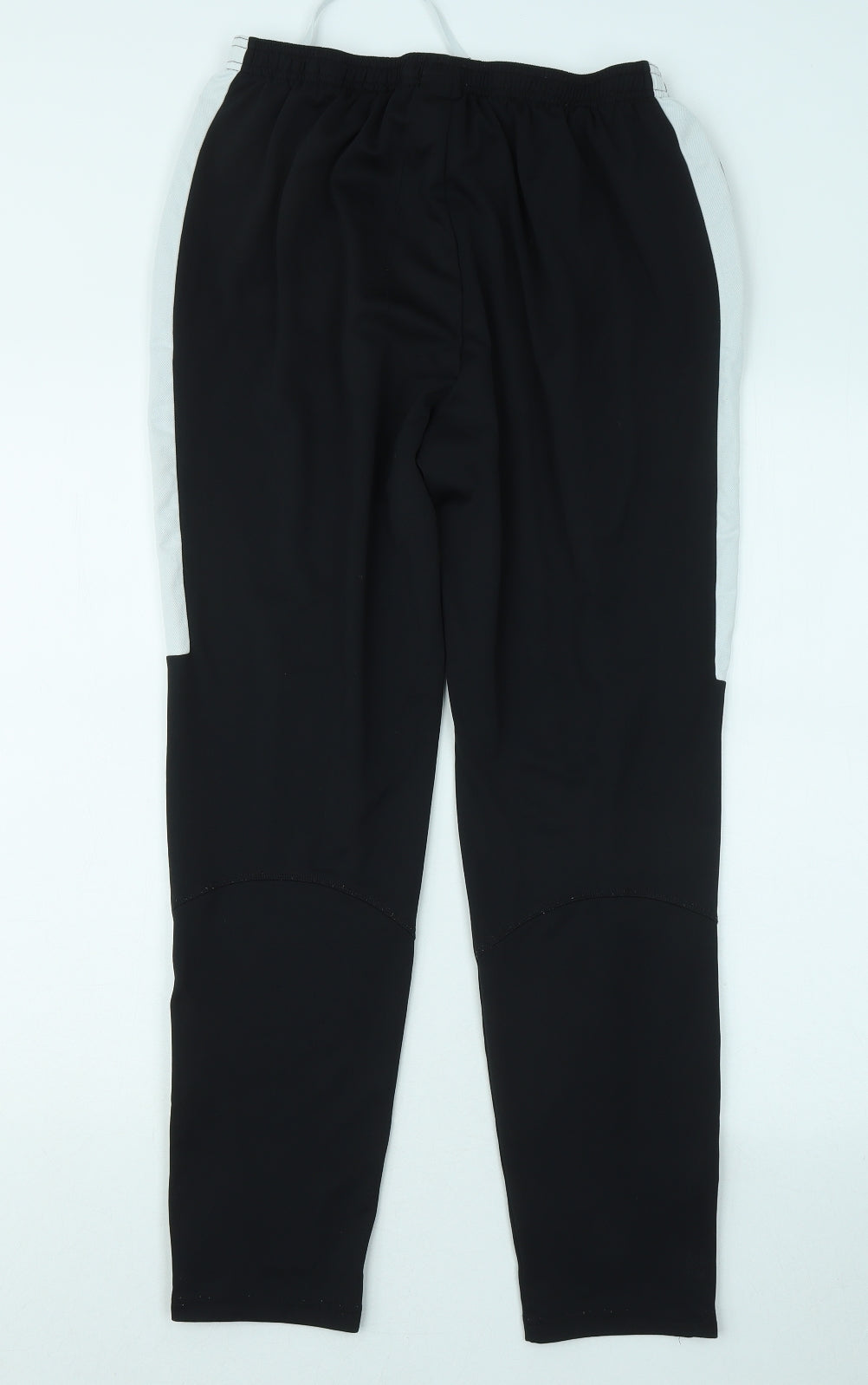 Nike Mens Black Polyester Jogger Trousers Size L L25 in Regular Drawstring