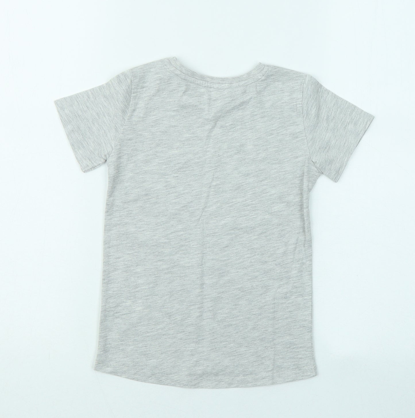 Dunnes Stores Boys Grey Polyester Basic T-Shirt Size 3-4 Years Round Neck - Gaming