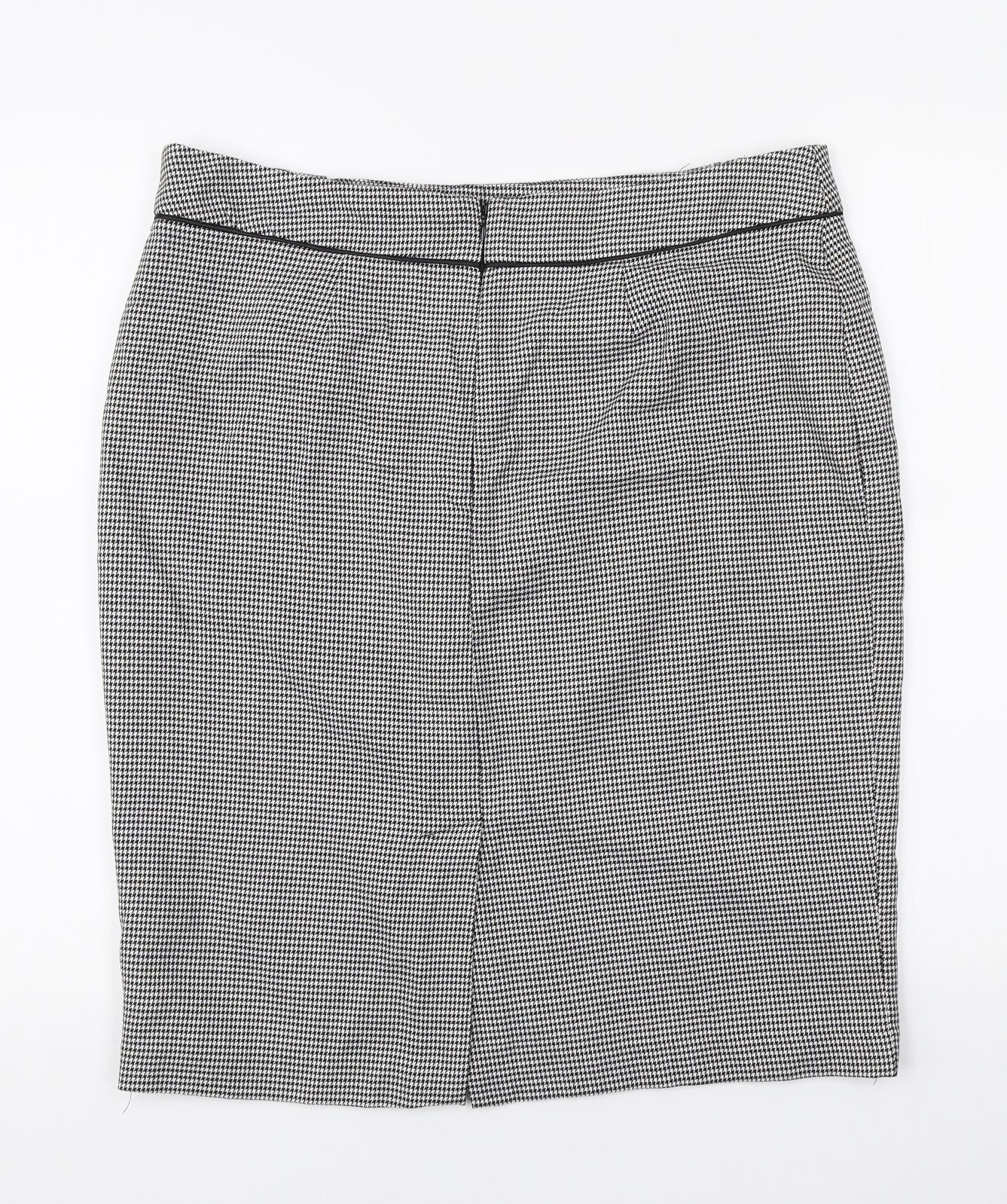 Wallis Womens Multicoloured Herringbone Polyester Straight & Pencil Skirt Size 16 Zip