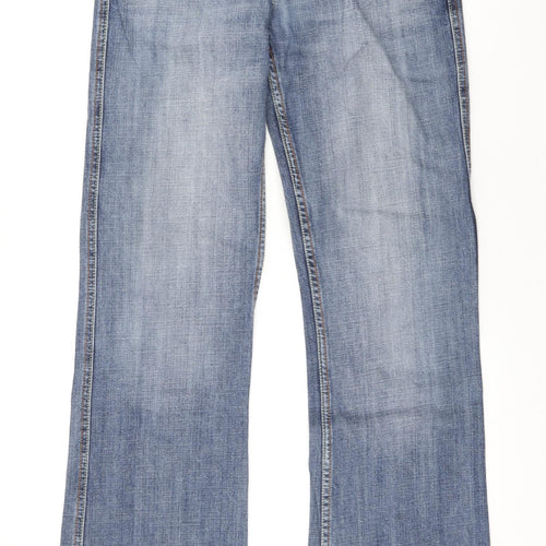 Diesel Mens Blue Cotton Straight Jeans Size 30 L34 in Regular Button