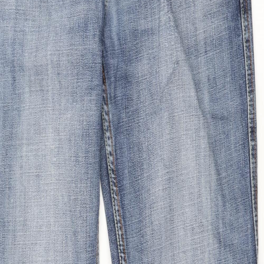 Diesel Mens Blue Cotton Straight Jeans Size 30 L34 in Regular Button