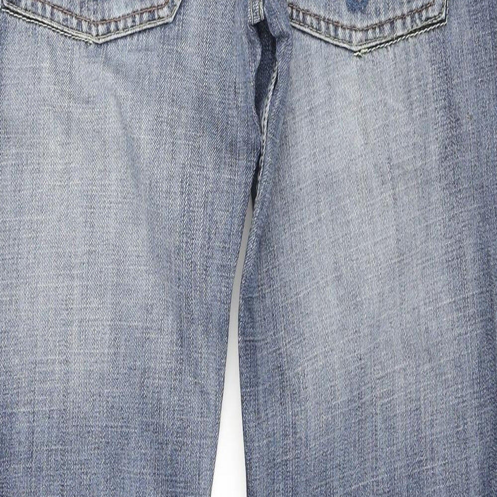 Diesel Mens Blue Cotton Straight Jeans Size 30 L34 in Regular Button