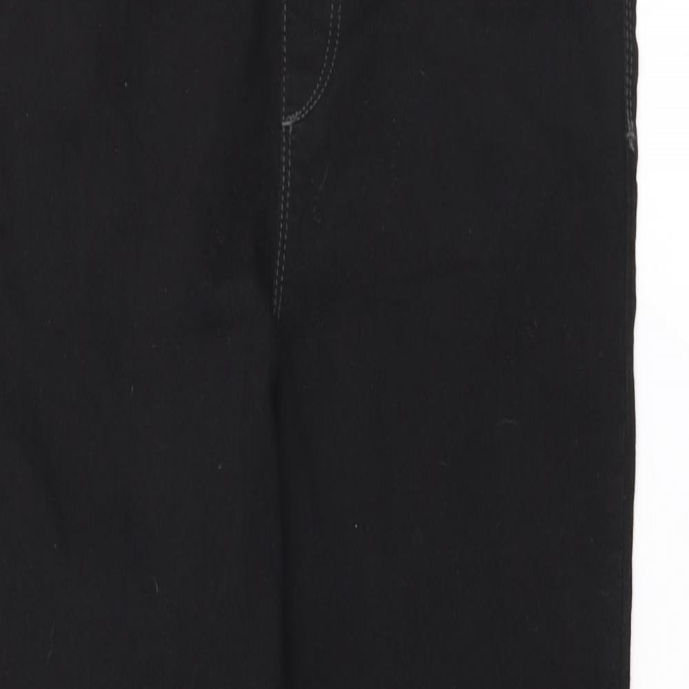 Pep&Co Womens Black Cotton Jegging Jeans Size 10 L28 in Regular