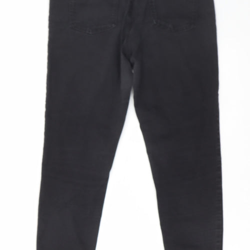Marks and Spencer Womens Black Cotton Jegging Jeans Size 14 L27 in Regular
