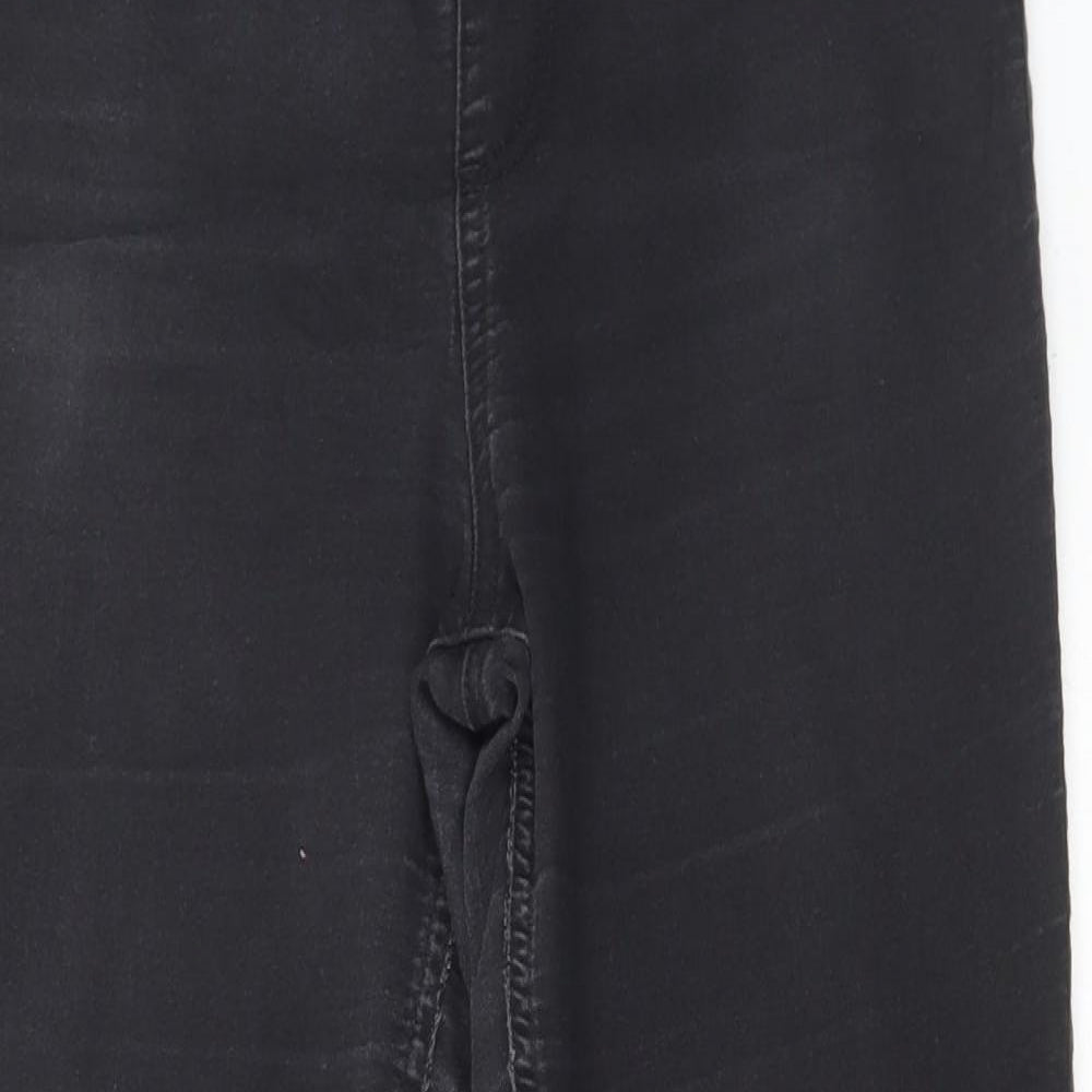 Marks and Spencer Womens Black Cotton Jegging Jeans Size 14 L27 in Regular