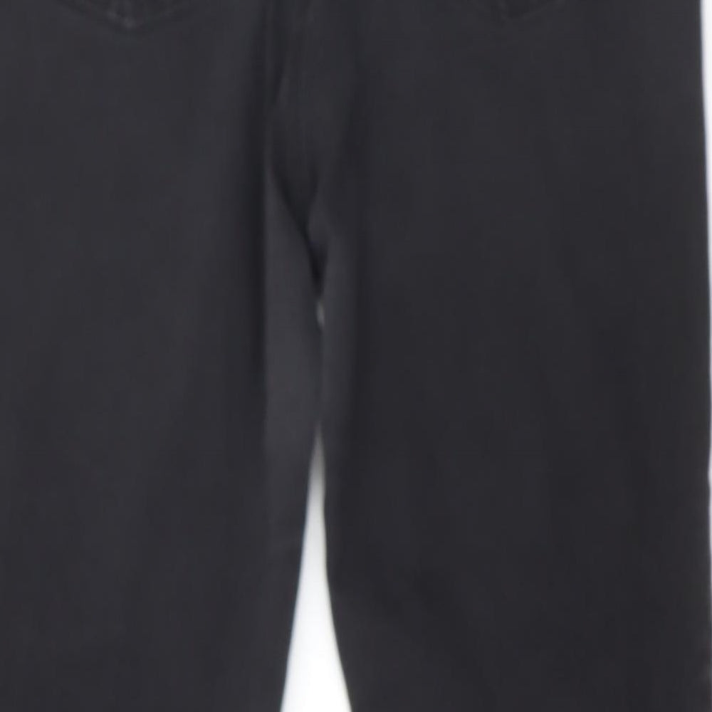 Marks and Spencer Womens Black Cotton Jegging Jeans Size 14 L27 in Regular