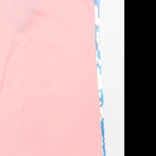 PRETTYLITTLETHING Womens Pink Polyester A-Line Size 10 Scoop Neck Pullover
