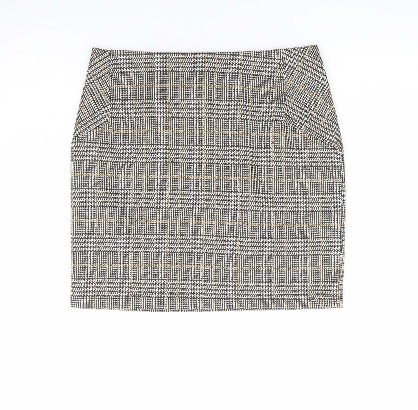 New Look Womens Multicoloured Plaid Polyester Mini Skirt Size 12