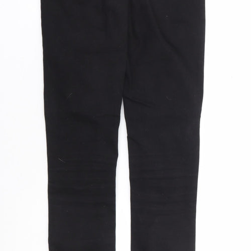 Primark Womens Black Cotton Skinny Jeans Size 8 L30 in Regular Zip