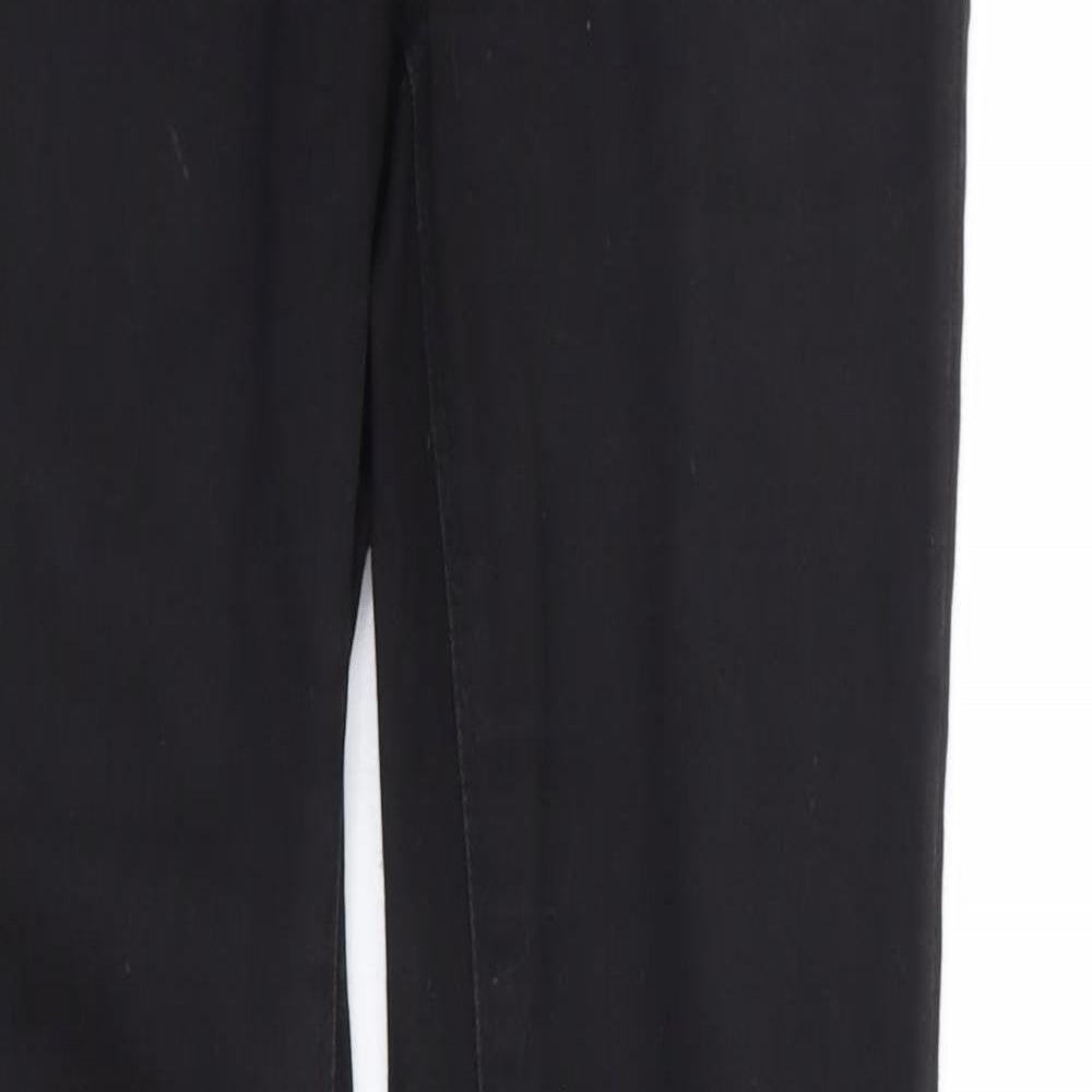 Primark Womens Black Cotton Skinny Jeans Size 8 L30 in Regular Zip