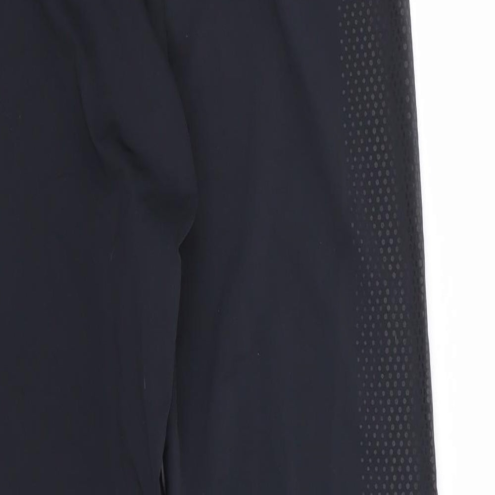 Primark Womens Black Polyamide Cropped Leggings Size 10 L19 in Regular