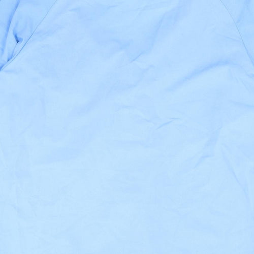 Celmia Collection Womens Blue Polyester Jersey Blouse Size L V-Neck