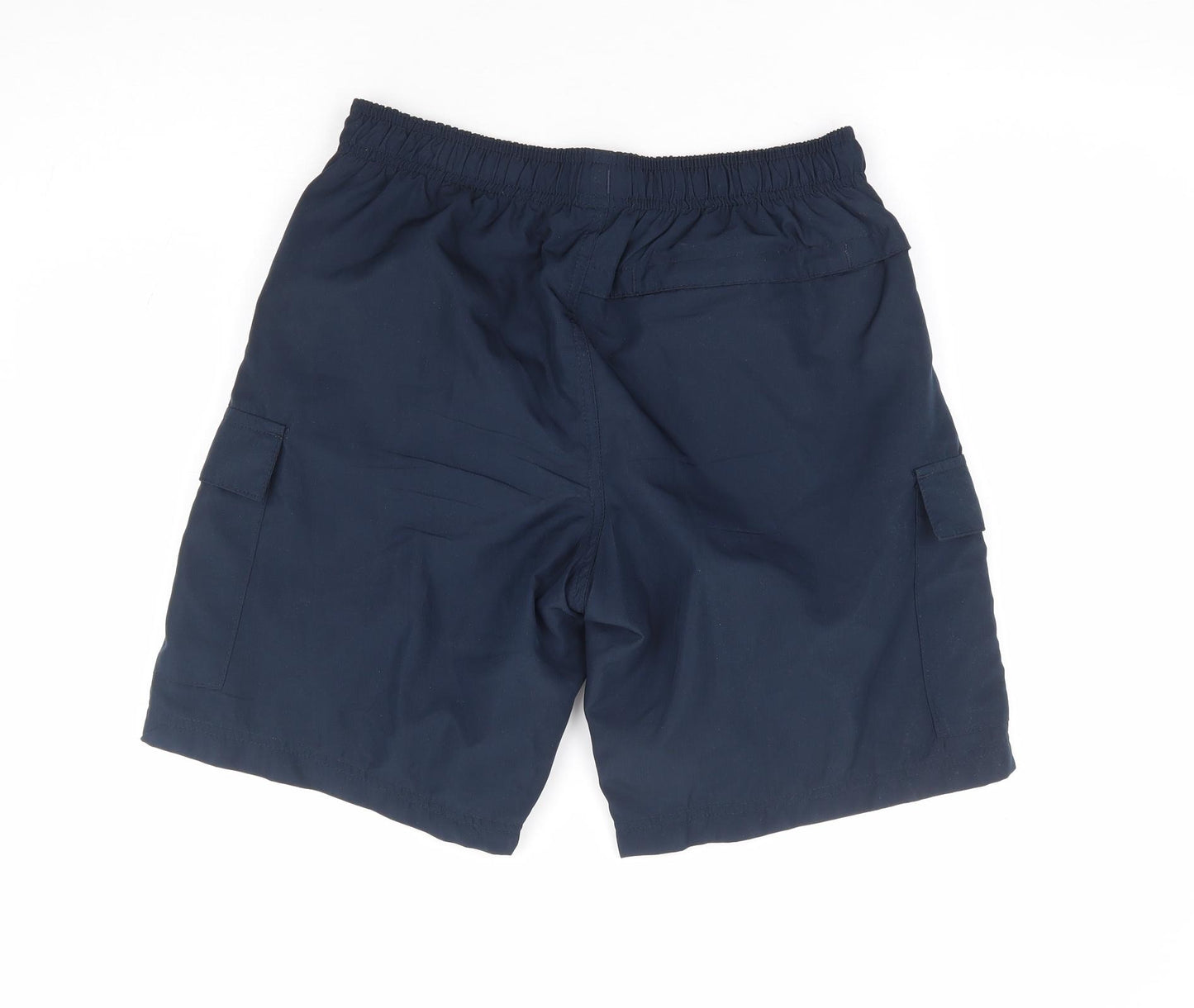 Lonsdale Mens Blue Polyester Sweat Shorts Size S L11 in Regular Drawstring - Swim Short