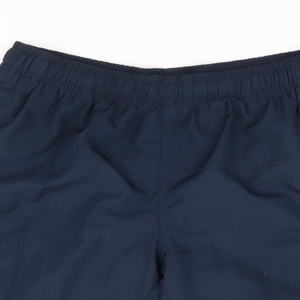 Lonsdale Mens Blue Polyester Sweat Shorts Size S L11 in Regular Drawstring - Swim Short