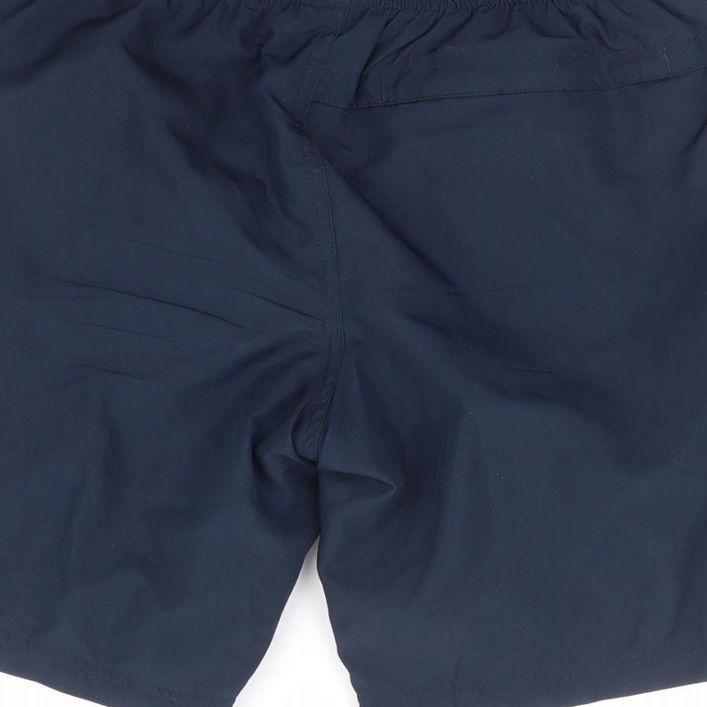 Lonsdale Mens Blue Polyester Sweat Shorts Size S L11 in Regular Drawstring - Swim Short