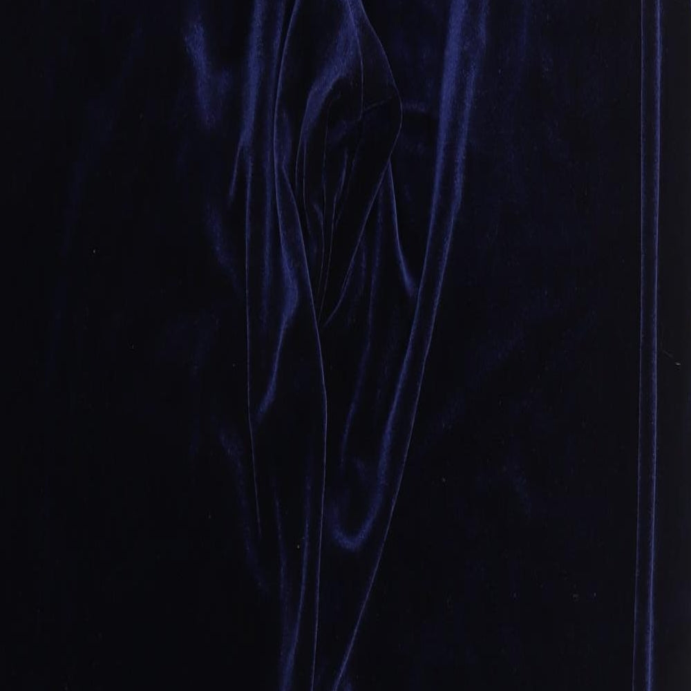Joanna Hope Womens Blue Polyester Trousers Size 10 L32 in Regular