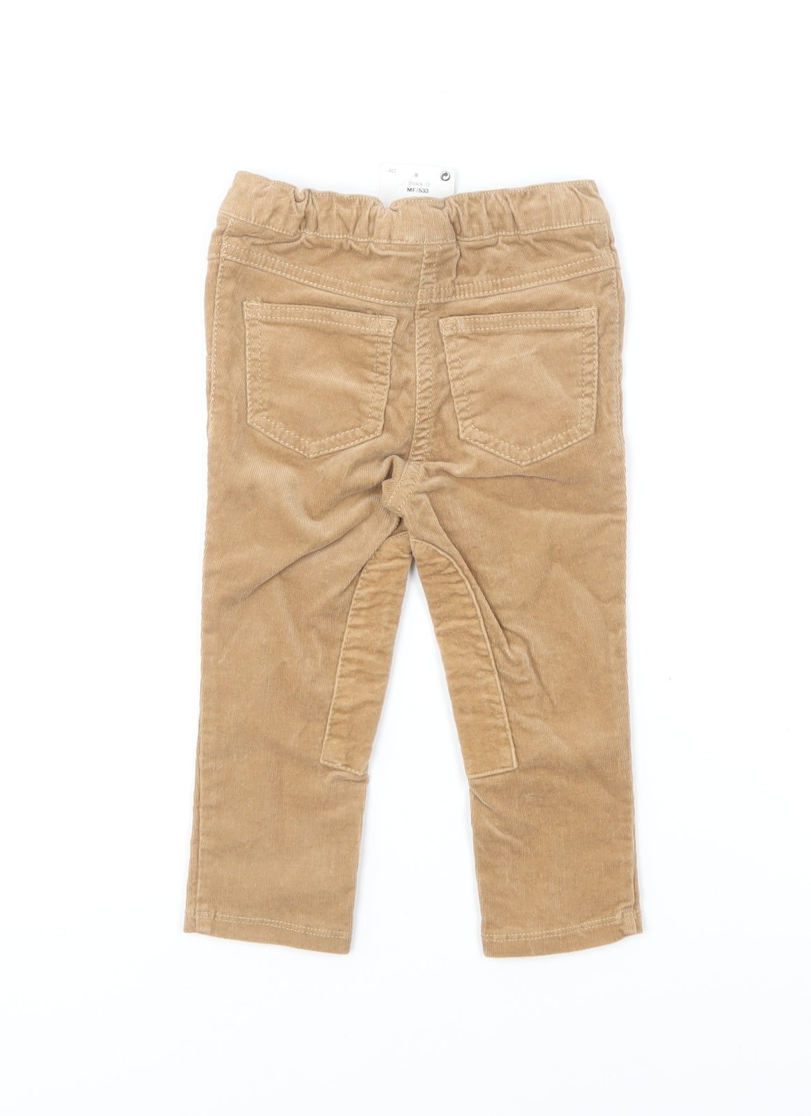 NEXT Girls Brown Cotton Capri Trousers Size 12-18 Months Pullover