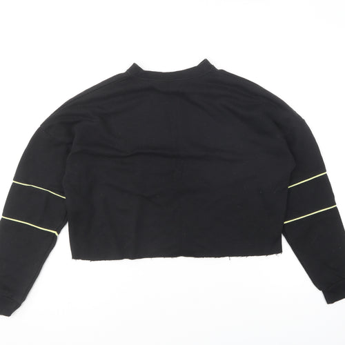 New Look Girls Black Polyester Pullover Sweatshirt Size 12-13 Years Pullover - The Bronx New York City