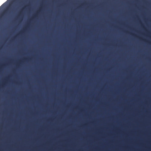 TU Womens Blue Round Neck Viscose Pullover Jumper Size 10