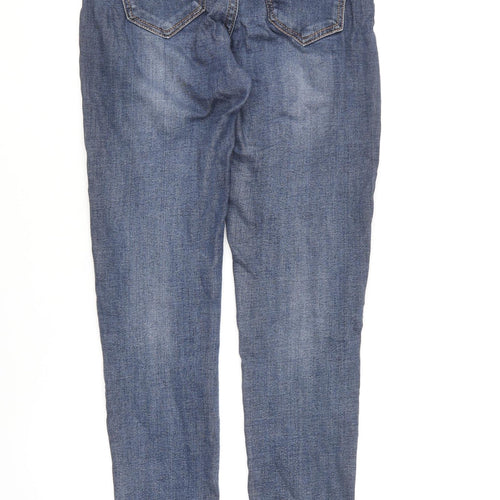 B.S Jeans Womens Blue Cotton Skinny Jeans Size 36 in L30 in Regular Button