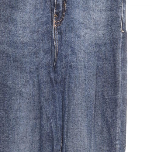 B.S Jeans Womens Blue Cotton Skinny Jeans Size 36 in L30 in Regular Button