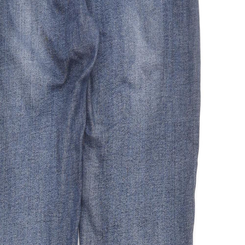 B.S Jeans Womens Blue Cotton Skinny Jeans Size 36 in L30 in Regular Button