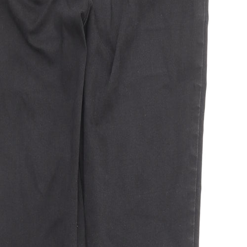 Denim & Co. Womens Black Cotton Skinny Jeans Size 12 L28.5 in Regular Button