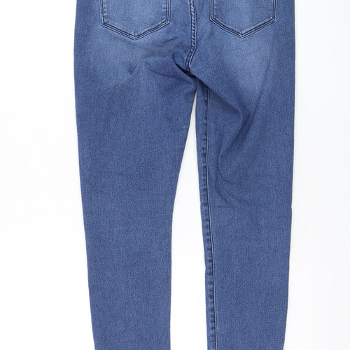 H&M Womens Blue Cotton Skinny Jeans Size 31 in L28 in Regular Zip