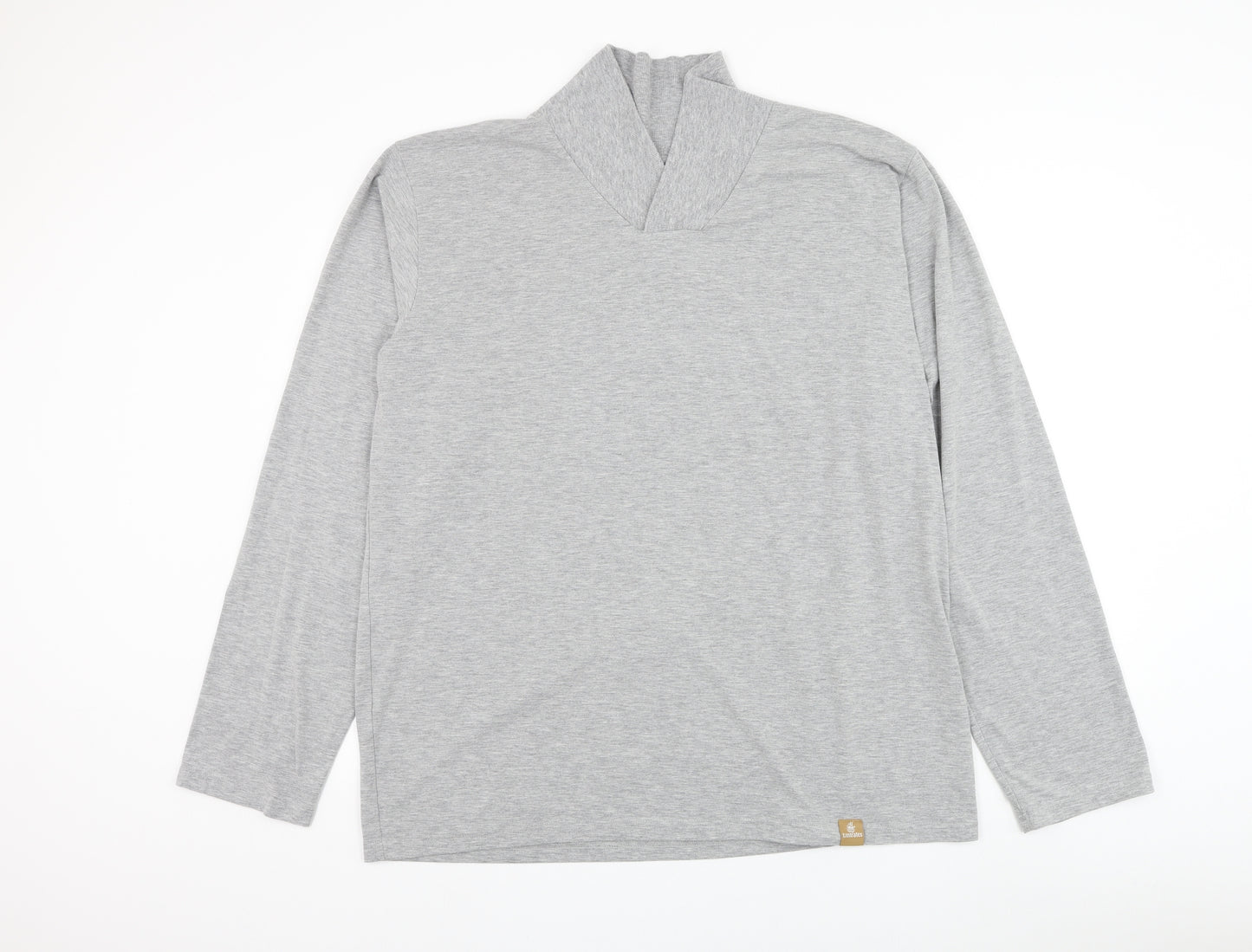 Hydra Mens Grey Polyester Pullover Sweatshirt Size L