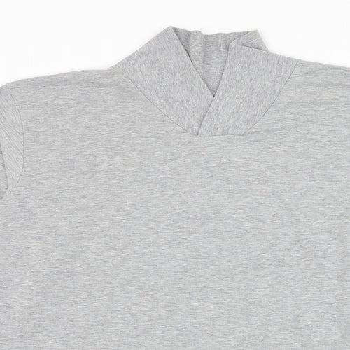 Hydra Mens Grey Polyester Pullover Sweatshirt Size L